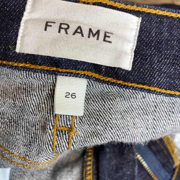 FRAME Le Garçon Crop Jeans Covant Size 26 - Picture 5 of 8